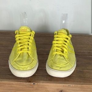 Gola yellow stonewash quota canvas sneakers us women’s size 8 (fits like size 7)